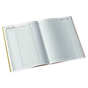 Exacompta Registre comptable à colonnes - Piqûre Journal folioté 7600 - H.32 x L.19,5 cm Exacompta Registre comptable à colonnes - Piqûre Journal folioté 7600 - H.32 x L.19,5 cm