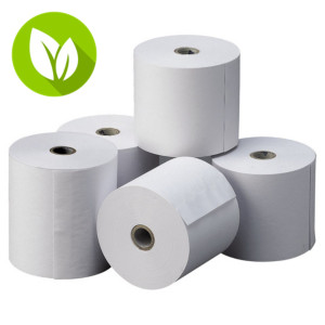 Exacompta Rollo de papel térmico sin BPA, sin PHENOL, sin plástico, 57 x 40 mm, 18 metros