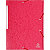 Exacompta Scotten Nature Future® Carpeta de gomas, A4, 3 solapas, lomo 35 mm, 300 hojas, cartón prensado, rojo - 1
