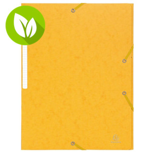 Exacompta Scotten Nature Future® Carpeta de gomas, A4, 3 solapas, lomo 35 mm, cartón prensado, amarillo Exacompta Scotten Nature Future® Carpeta de gomas, A4, 3 solapas, lomo 35 mm, cartón prensado, amarillo