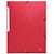 Exacompta Scotten Nature Future® Carpeta de gomas, A4, 3 solapas, lomo 35 mm, cartón prensado, rojo - 1