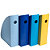 EXACOMPTA Set 4 portariviste Mag-Cube Bee Blue - 26,6 x 8,2 x 30,5 cm - colori assortiti - 1