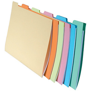 Exacompta Subcarpetas con 6 pestañas - Colores surtidos Exacompta Subcarpetas con 6 pestañas - Colores surtidos