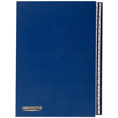 Exacompta Trieur alphabétique ORDONATOR - 26 divisions - Bleu