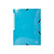 Exacompta Trieur Harmonika Iderama 12 compartiments, dos extensible à soufflet, capacité de 600 feuilles A4 - Bleu clair - 2