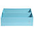 EXACOMPTA Trieur vertical / porte lettres 3 compartiments carton Aquarel - Bleu pastel - 1