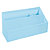 EXACOMPTA Trieur vertical / porte lettres 3 compartiments carton Aquarel - Bleu pastel - 4