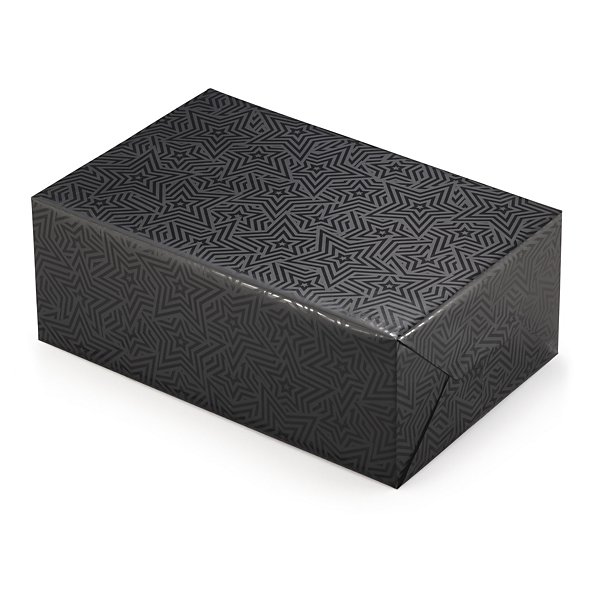 Exkluzivní dárkový balicí papír, šířka 70cm, délka 50m, motiv hvězdy - 3