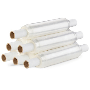 Extended core, pre-stretched blown film Extended core, pre-stretched blown film