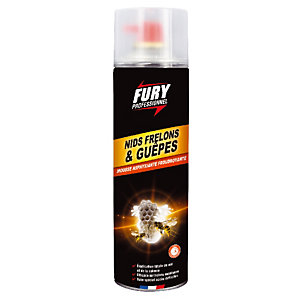 Exterminateur nids de guêpes et frelons Fury 500 ml
