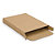 Extra flat brown postal boxes,140x90x20mm - 3