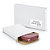 Extra flat white postal boxes 140x90x20mm pack of 50 - 1