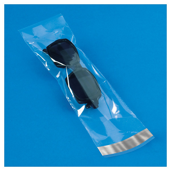 Extra klara, självhäftande plastpåsar - 100 x 150 mm - 1