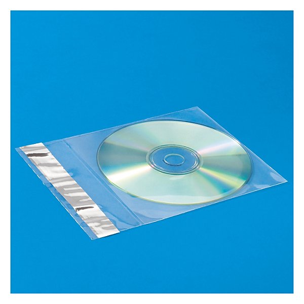 Extra klara, självhäftande plastpåsar - 180 x 250 mm - 4