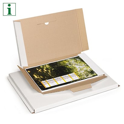 Extra-large, panel wrap cardboard mailers - 1