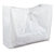 Extra large plastic carrier bags, white, 700x650x300mm, pack of 50 - 1