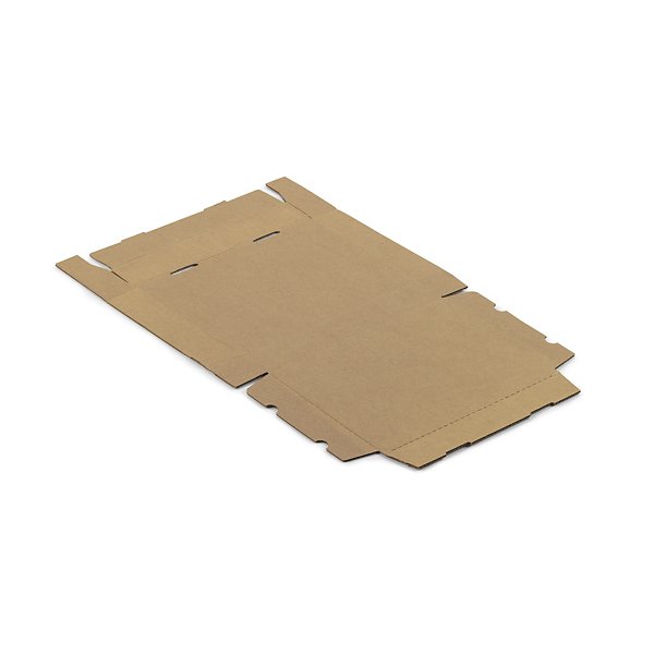 Extra platte doos met zelfklevende sluiting bruin RAJA 31 x 22 x 5 cm - 3