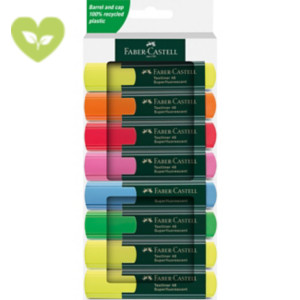 FABER-CASTELL Evidenziatori Textliner 48 Superfluorescent, Punta a scalpello, Tratto 1 - 2 - 5 mm, Colori assortiti neon (confezione 8 pezzi) FABER-CASTELL Evidenziatori Textliner 48 Superfluorescent, Punta a scalpello, Tratto 1 - 2 - 5 mm, Colori assortiti neon (confezione 8 pezzi)