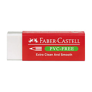 FABER-CASTELL Gomma 7095 - 65x20x10mm - bianca per matita - Faber Castell - conf. 20 pezzi FABER-CASTELL Gomma 7095 - 65x20x10mm - bianca per matita - Faber Castell - conf. 20 pezzi