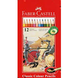 Faber-Castell Lápices de colores, cuerpo hexagonal, colores de minas variados Faber-Castell Lápices de colores, cuerpo hexagonal, colores de minas variados