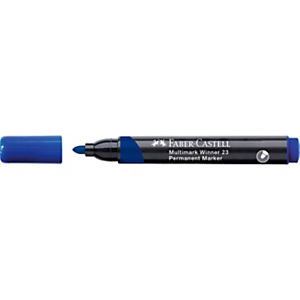 FABER-CASTELL Marcatore permanente Multimark Winner 23, Punta Tonda, Tratto 2,8 mm, Blu FABER-CASTELL Marcatore permanente Multimark Winner 23, Punta Tonda, Tratto 2,8 mm, Blu