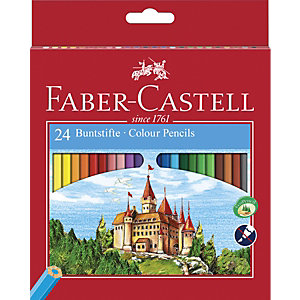 Faber-Castell Pastelli colorati, Fusto esagonale, Colori assortiti