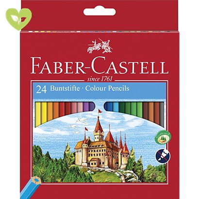 Faber-Castell Pastelli colorati, Fusto esagonale, Colori assortiti