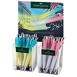 FABER-CASTELL Penna a sfera Poly Ball Urban Summer - punta 0.7mm - fusto colori assortiti - Faber Castell FABER-CASTELL Penna a sfera Poly Ball Urban Summer - punta 0.7mm - fusto colori assortiti - Faber Castell