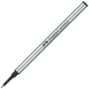 Faber-Castell Recambio para bolígrafo roller, punta de 0,5 mm, tinta negra Faber-Castell Recambio para bolígrafo roller, punta de 0,5 mm, tinta negra