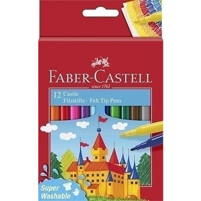 Faber-Castell Rotulador, Caja de 12, colores surtidos