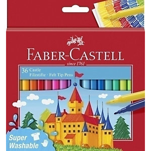 Faber-Castell Rotulador, Caja de 36, colores surtidos