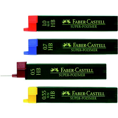 Faber-Castell Super-Polymer, Minas de portaminas, mina HB de 0,5 mm