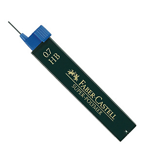 Faber-Castell Super-Polymer, Minas de portaminas, mina HB de 0,7 mm Faber-Castell Super-Polymer, Minas de portaminas, mina HB de 0,7 mm