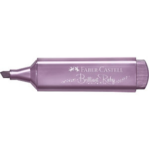 Faber-Castell Textliner 1546 Marcador fluorescente, punta biselada, 1, 2, 5 mm, color rubí