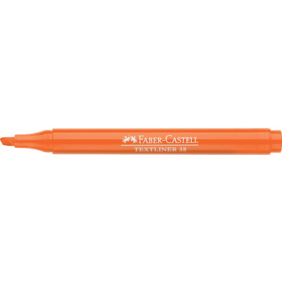 demanda tela Rudyard Kipling Faber-Castell Textliner 38 Marcador fluorescente, punta biselada, 1-4 mm,  Naranja - Subrayadores Fluorescentes&nbsp;Kalamazoo