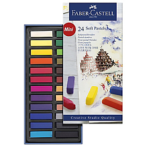 Faber-Castell Tizas pastel blandas mini, colores surtidos