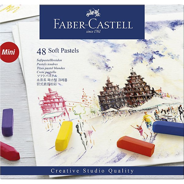 Faber-Castell Tizas pastel blandas mini, colores surtidos - 2