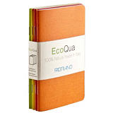 Fabriano Blister da 4 taccuini EcoQua in colori assortiti - Fogli puntinati - Formato A6 Fabriano Blister da 4 taccuini EcoQua in colori assortiti - Fogli puntinati - Formato A6