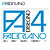 FABRIANO Blocco disegno F4 Liscio riquadrato, 20 fogli 24 x 33 cm, 220 g/m² - 1