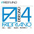 FABRIANO Blocco disegno F4 Ruvido, 20 fogli 24 x 33 cm, 200 g/m² - 1