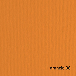 FABRIANO Cartoncino Elle Erre - 70x100cm - 220gr - arancio 108  - blister 10 fogli