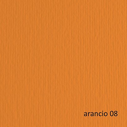 FABRIANO Cartoncino Elle Erre - 70x100cm - 220gr - arancio 108  - blister 10 fogli - 1