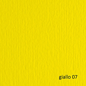 FABRIANO Cartoncino Elle Erre - 70x100cm - 220gr - giallo 107  - blister 10 fogli