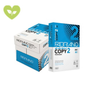 FABRIANO Copy 2 Performance Carta A4 per fotocopie e stampa, 80 g/m², Bianco (confezione 5 risme) FABRIANO Copy 2 Performance Carta A4 per fotocopie e stampa, 80 g/m², Bianco (confezione 5 risme)