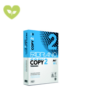 FABRIANO Copy 2 Performance Carta A4 per fotocopie e stampa, 80 g/m², Bianco (risma 500 fogli) FABRIANO Copy 2 Performance Carta A4 per fotocopie e stampa, 80 g/m², Bianco (risma 500 fogli)