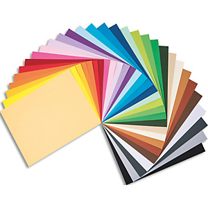 FABRIANO Lot de 25 feuilles de papier à dessin de couleur 185g, dimensions 50 x 65 cm, coloris gris perle FABRIANO Lot de 25 feuilles de papier à dessin de couleur 185g, dimensions 50 x 65 cm, coloris gris perle