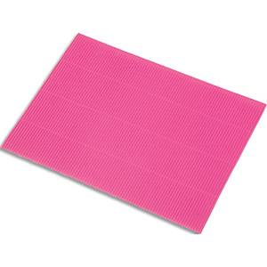 FABRIANO Lot de 5 feuilles de carton ondulé 328g, dimensions 50 x 70 cm, coloris fuchsia FABRIANO Lot de 5 feuilles de carton ondulé 328g, dimensions 50 x 70 cm, coloris fuchsia