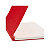 FABRIANO Quaderno con elastico e spirale nascosta Ecoqua Plus A4, 70 fogli 1 rigo, 90 g/m², Rosso - 2