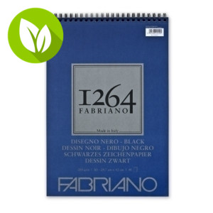 FABRIANO Sketchpad 1264 Black Drawing Rough Wire Bloc de dibujo, espiral, 200 g, A3, 40 hojas FABRIANO Sketchpad 1264 Black Drawing Rough Wire Bloc de dibujo, espiral, 200 g, A3, 40 hojas