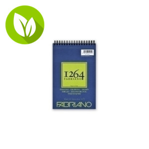 FABRIANO Sketchpad 1264 Drawing Grain Natural Wire Bloc de dibujo, espiral, 180 g, A5, 30 hojas FABRIANO Sketchpad 1264 Drawing Grain Natural Wire Bloc de dibujo, espiral, 180 g, A5, 30 hojas